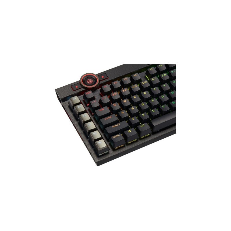 Corsair K100 RGB, Gaming-Tastatur(schwarz, DE-Layout, Corsair OPX)