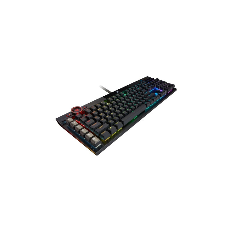 Corsair K100 RGB, Gaming-Tastatur(schwarz, DE-Layout, Corsair OPX)