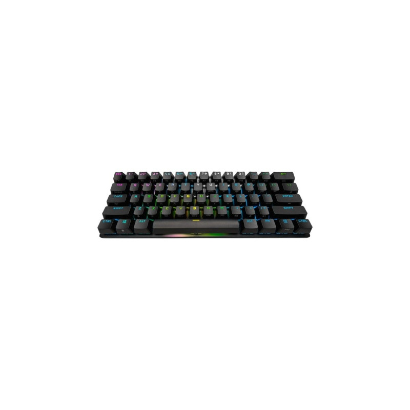 Corsair K70 PRO MINI WIRELESS, Gaming-Tastatur(schwarz, DE-Layout, Cherry MX RGB Speed Silver, Outlet)