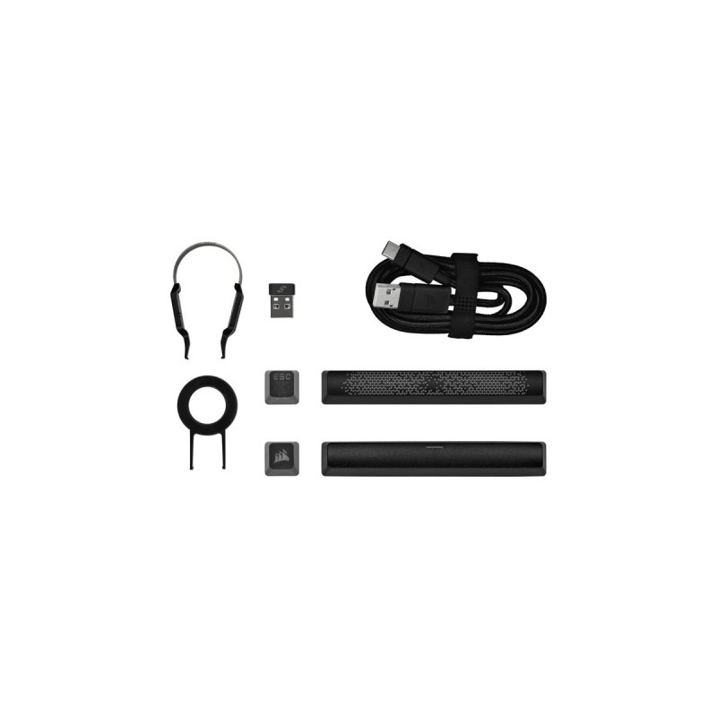 Corsair K70 PRO MINI WIRELESS, Gaming-Tastatur(schwarz, DE-Layout, Cherry MX RGB Speed Silver, Outlet)