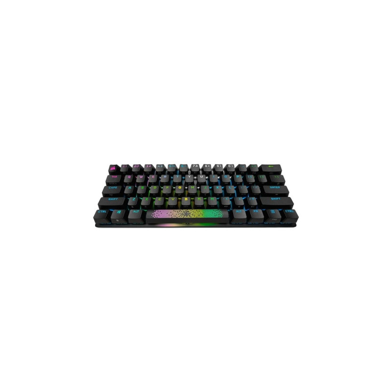Corsair K70 PRO MINI WIRELESS, Gaming-Tastatur(schwarz, DE-Layout, Cherry MX RGB Speed Silver, Outlet)