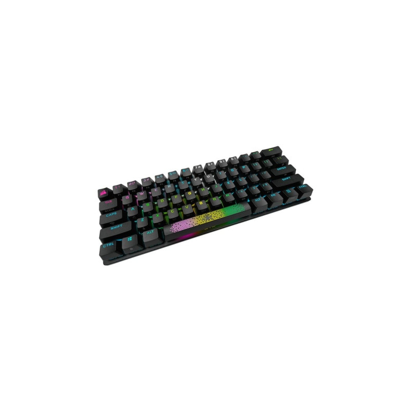 Corsair K70 PRO MINI WIRELESS, Gaming-Tastatur(schwarz, DE-Layout, Cherry MX RGB Speed Silver, Outlet)