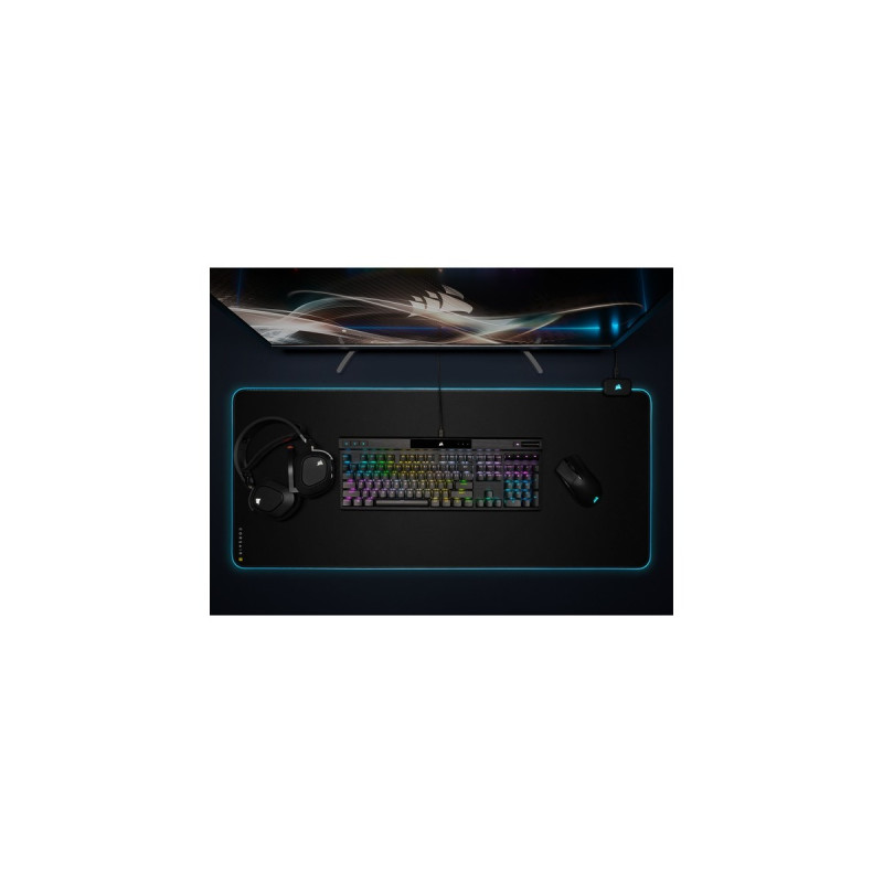 Corsair K70 RGB PRO, Gaming-Tastatur(schwarz, DE-Layout, Cherry MX RGB Red)