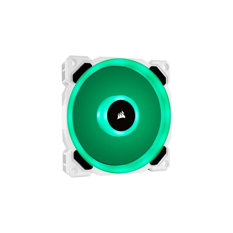Corsair LL120 120-mm-RGB-LED-PWM-Lüfter, Gehäuselüfter(weiß, 3er Pack, inkl. Lighting Node PRO)
