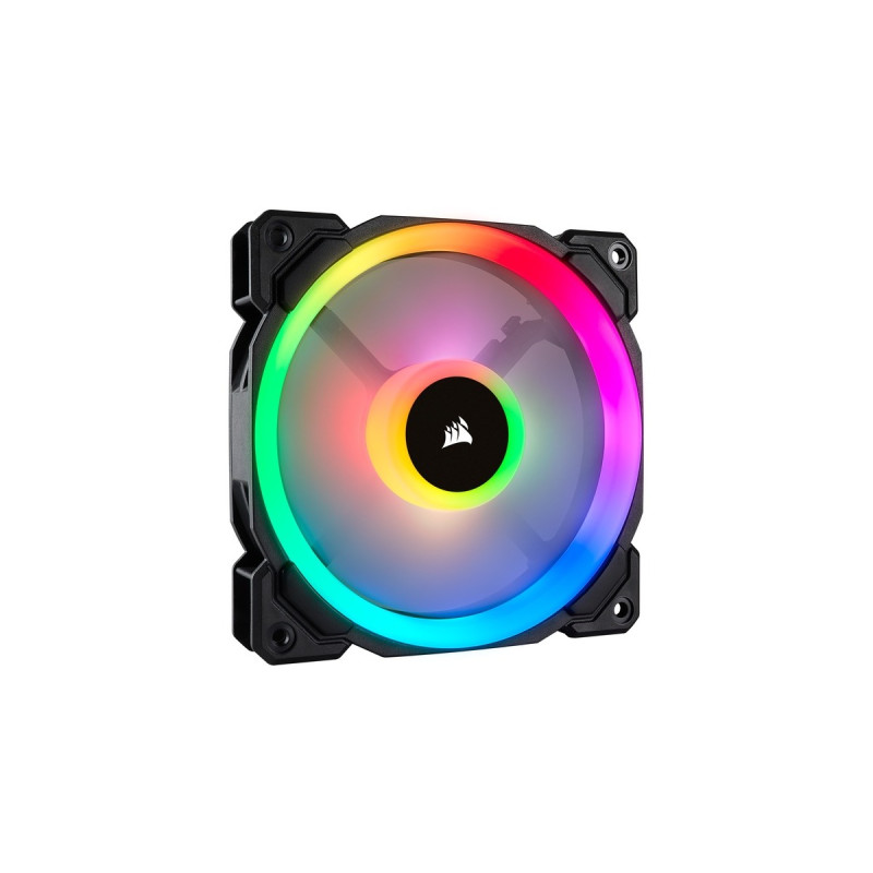 Corsair LL120 RGB PWM, Gehäuselüfter(schwarz, 3er Pack, inkl Controller Lighting Node PRO)