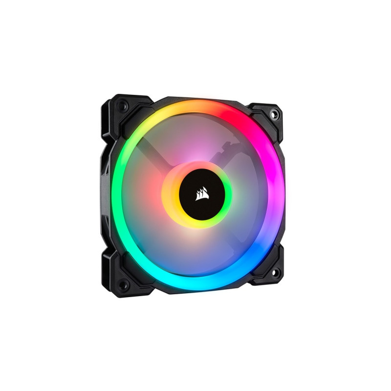 Corsair LL120 RGB PWM, Gehäuselüfter(schwarz, Single Pack, ohne Controller)