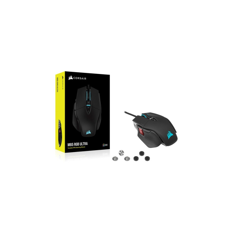 Corsair M65 RGB ULTRA, Gaming-Maus(schwarz)