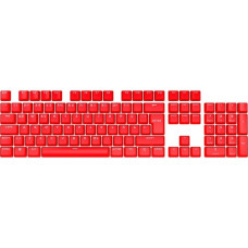 Corsair PBT DOUBLE-SHOT PRO Tastenkappen-Mod-Kit(rot, DE-Layout (QWERTZ), 105 Tasten)