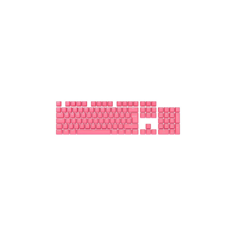 Corsair PBT DOUBLE-SHOT PRO Tastenkappen-Mod-Kit(pink, DE-Layout (QWERTZ), 105 Tasten)