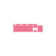 Corsair PBT DOUBLE-SHOT PRO Tastenkappen-Mod-Kit(pink, DE-Layout (QWERTZ), 105 Tasten)