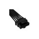 Corsair Premium Sleeved PCIe 5.0 12VHPWR PSU Adapterkabel(schwarz, 50cm)