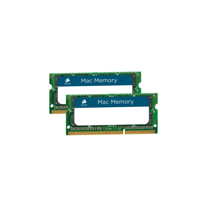 Corsair SO-DIMM 16 GB DDR3-1333 (2x 8 GB) Dual-Kit, für Mac , Arbeitsspeicher(CMSA16GX3M2A1333C9, Lite Retail)