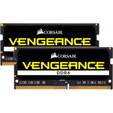Corsair SO-DIMM 16 GB DDR4-2400 (2x 8 GB) Dual-Kit, Arbeitsspeicher(schwarz, CMSX16GX4M2A2400C16, Vengeance)