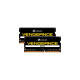 Corsair SO-DIMM 32 GB DDR4-2400 (2x 16 GB) Dual-Kit, Arbeitsspeicher(schwarz, CMSX32GX4M2A2400C16, Vengeance)