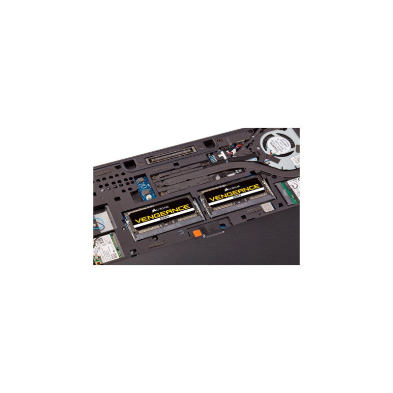 Corsair SO-DIMM 32 GB DDR4-2933 (2x 16 GB) Dual-Kit, Arbeitsspeicher(CMSX32GX4M2A2933C19, Vengeance)