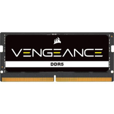 Corsair SO-DIMM 32 GB DDR5-4800, Arbeitsspeicher(schwarz, CMSX32GX5M1A4800C40, Vengeance)