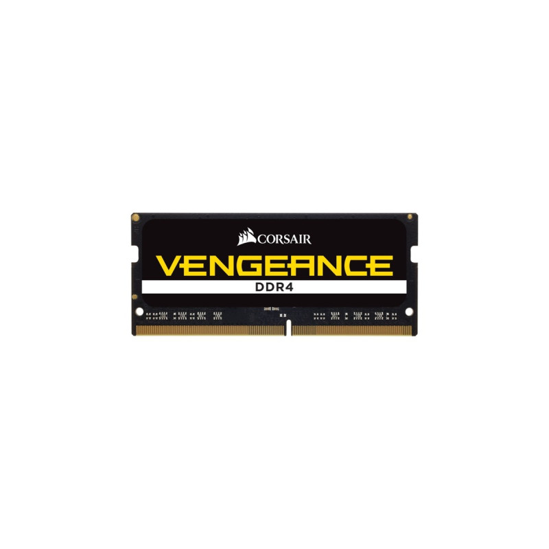 Corsair SO-DIMM 4 GB DDR4-2400, Arbeitsspeicher(schwarz, CMSX4GX4M1A2400C16, Vengeance)