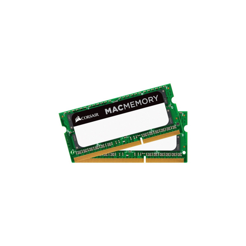 Corsair SO-DIMM 8 GB DDR3-1333 (2x 4 GB) Dual-Kit, Arbeitsspeicher(CMSA8GX3M2A1333C9, Mac, Lite Retail)