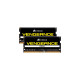 Corsair SO-DIMM 8 GB DDR4-2400 (2x 4 GB) Dual-Kit, Arbeitsspeicher(schwarz, CMSX8GX4M2A2400C16, Vengeance)