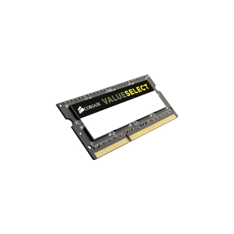 Corsair ValueSelect SO-DIMM 4 GB DDR3-1600, Arbeitsspeicher(CMSO4GX3M1A1600C11, ValueSelect)