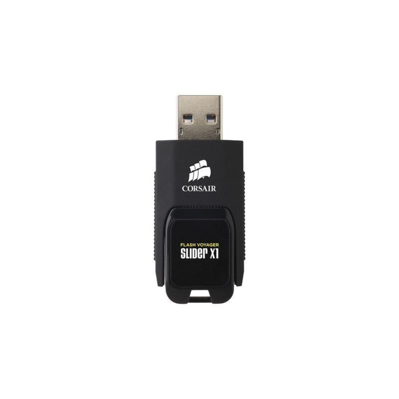 Corsair Voyager Slider X1 64 GB, USB-Stick(schwarz, USB-A 3.2 Gen 1)