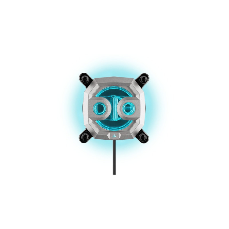 Corsair XC9 RGB CPU-Wasserkühler, CPU-Kühler(silber)