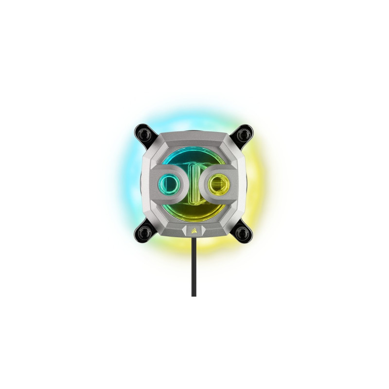 Corsair XC9 RGB CPU-Wasserkühler, CPU-Kühler(silber)