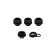 Corsair XF Hardline Fittings Four Pack, Verbindung(schwarz, kompatibel mit 12 mm OD-Hardline Tubing)