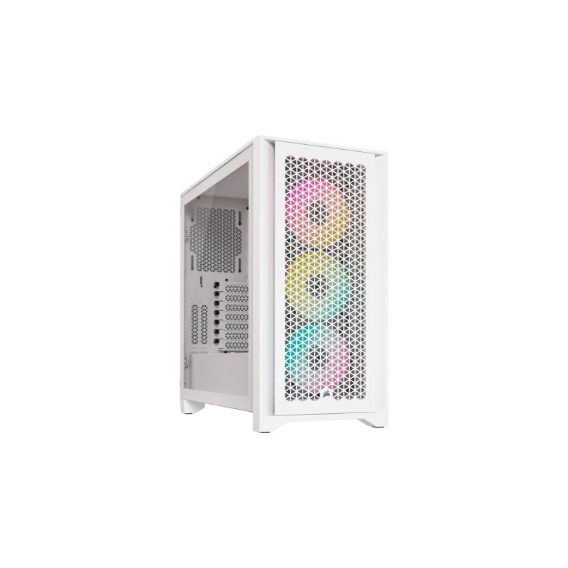 Corsair iCUE 4000D RGB AIRFLOW True White, Tower-Gehäuse(weiß, Tempered Glass)