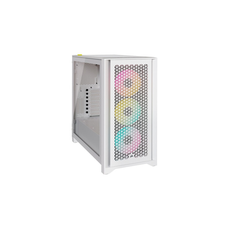 Corsair iCUE 4000D RGB AIRFLOW True White, Tower-Gehäuse(weiß, Tempered Glass)