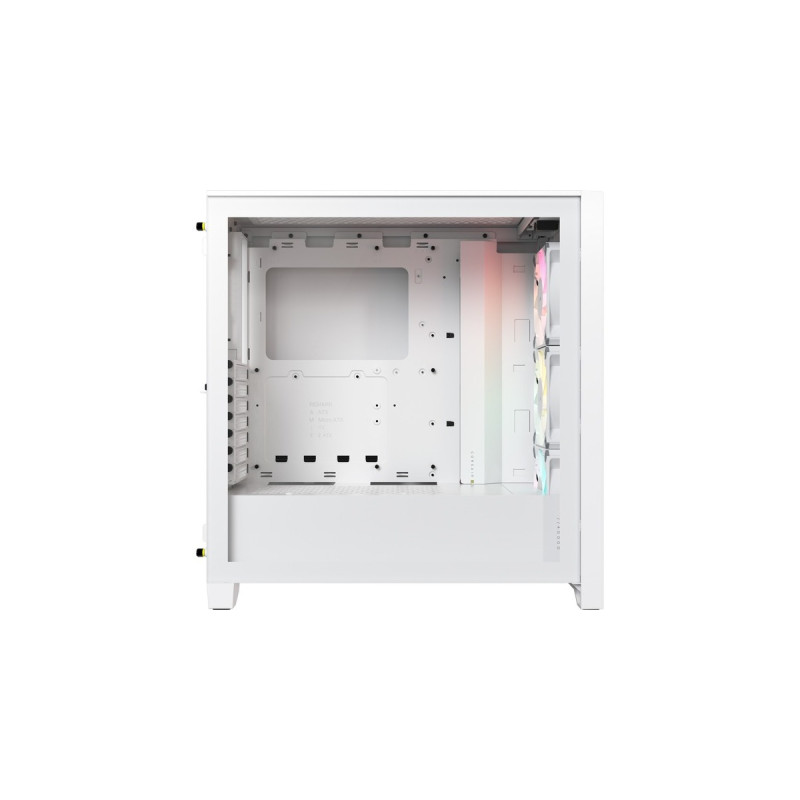 Corsair iCUE 4000D RGB AIRFLOW True White, Tower-Gehäuse(weiß, Tempered Glass)