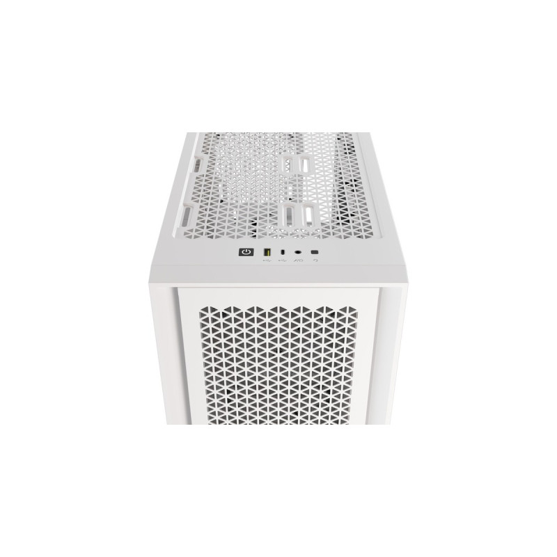 Corsair iCUE 4000D RGB AIRFLOW True White, Tower-Gehäuse(weiß, Tempered Glass)