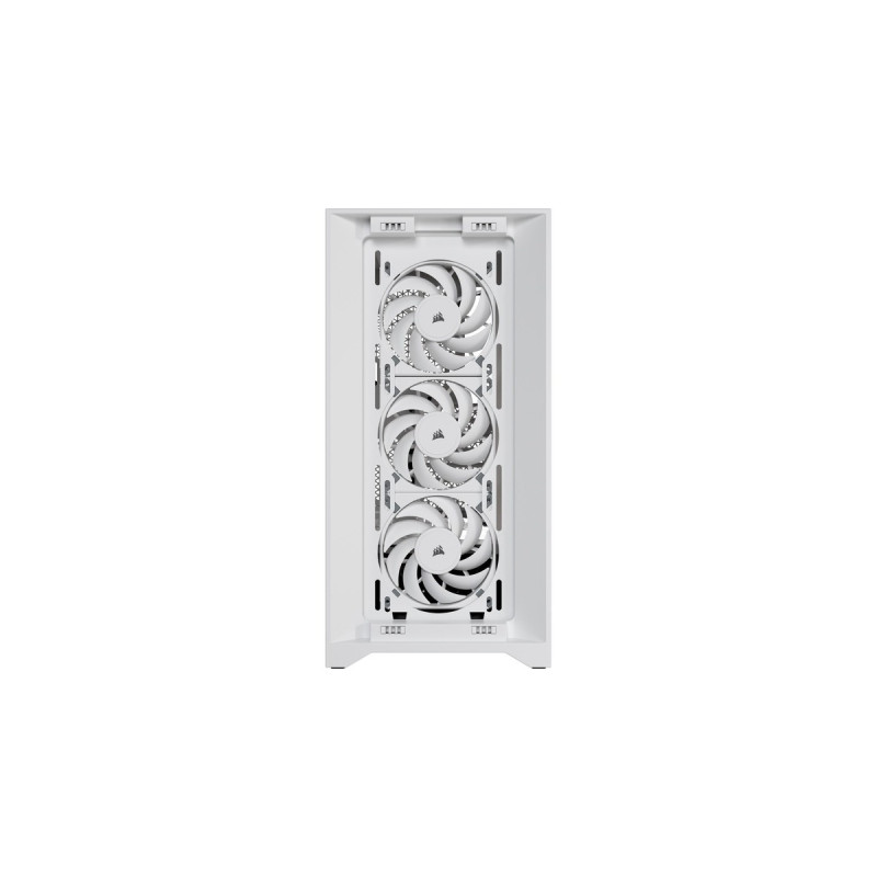 Corsair iCUE 4000D RGB AIRFLOW True White, Tower-Gehäuse(weiß, Tempered Glass)