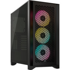 Corsair iCUE 4000D RGB AIRFLOW, Tower-Gehäuse(schwarz, Tempered Glass)