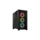 Corsair iCUE 4000D RGB AIRFLOW, Tower-Gehäuse(schwarz, Tempered Glass)