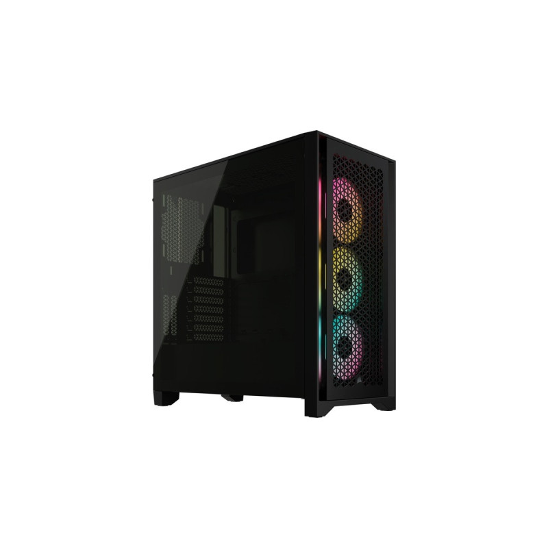 Corsair iCUE 4000D RGB AIRFLOW, Tower-Gehäuse(schwarz, Tempered Glass)