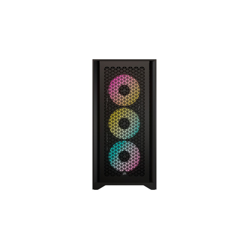 Corsair iCUE 4000D RGB AIRFLOW, Tower-Gehäuse(schwarz, Tempered Glass)