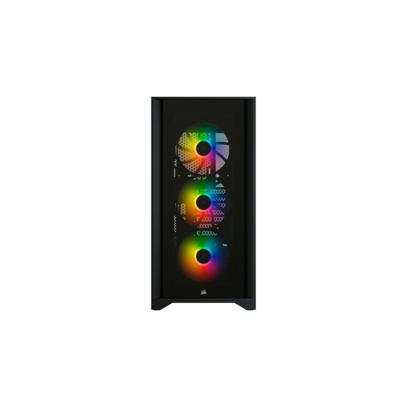 Corsair iCUE 4000X RGB, Tower-Gehäuse(schwarz, Tempered Glass)