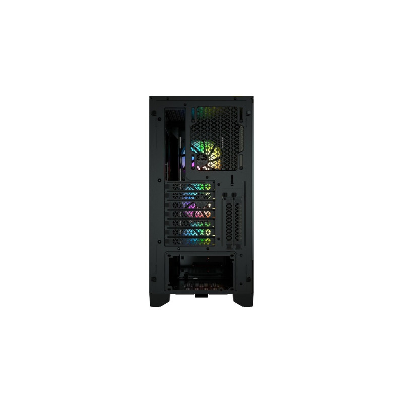 Corsair iCUE 4000X RGB, Tower-Gehäuse(schwarz, Tempered Glass)