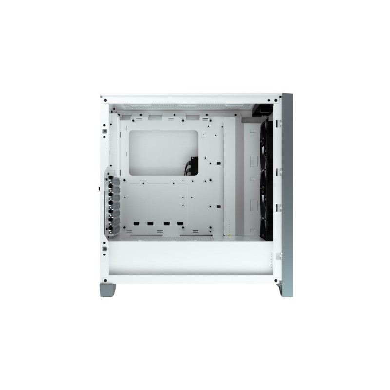 Corsair iCUE 4000X RGB, Tower-Gehäuse(weiß, Tempered Glass)