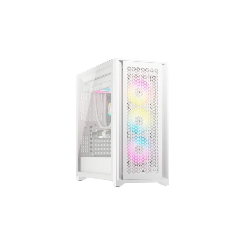 Corsair iCUE 5000D RGB AIRFLOW True White, Tower-Gehäuse(weiß, Tempered Glass)