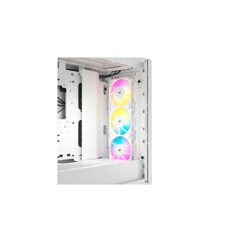 Corsair iCUE 5000D RGB AIRFLOW True White, Tower-Gehäuse(weiß, Tempered Glass)