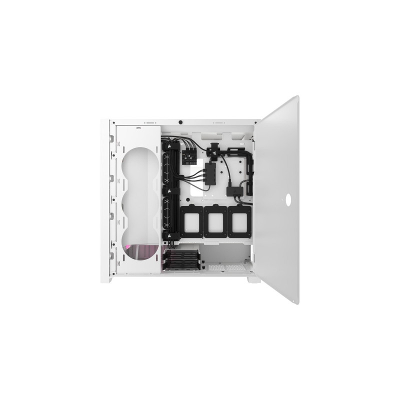 Corsair iCUE 5000D RGB AIRFLOW True White, Tower-Gehäuse(weiß, Tempered Glass)