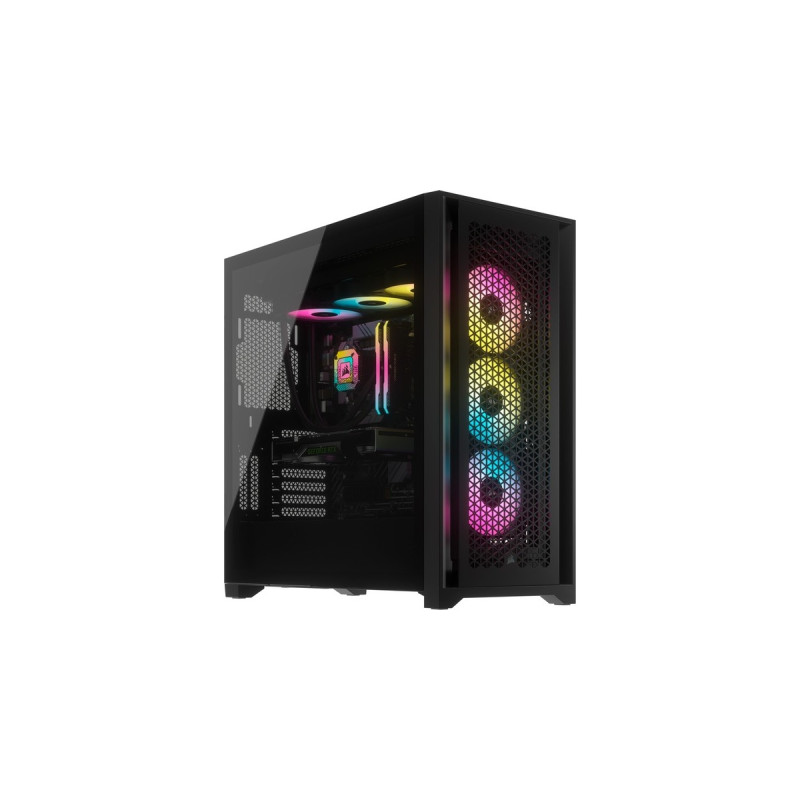 Corsair iCUE 5000D RGB AIRFLOW, Tower-Gehäuse(schwarz, Tempered Glass)