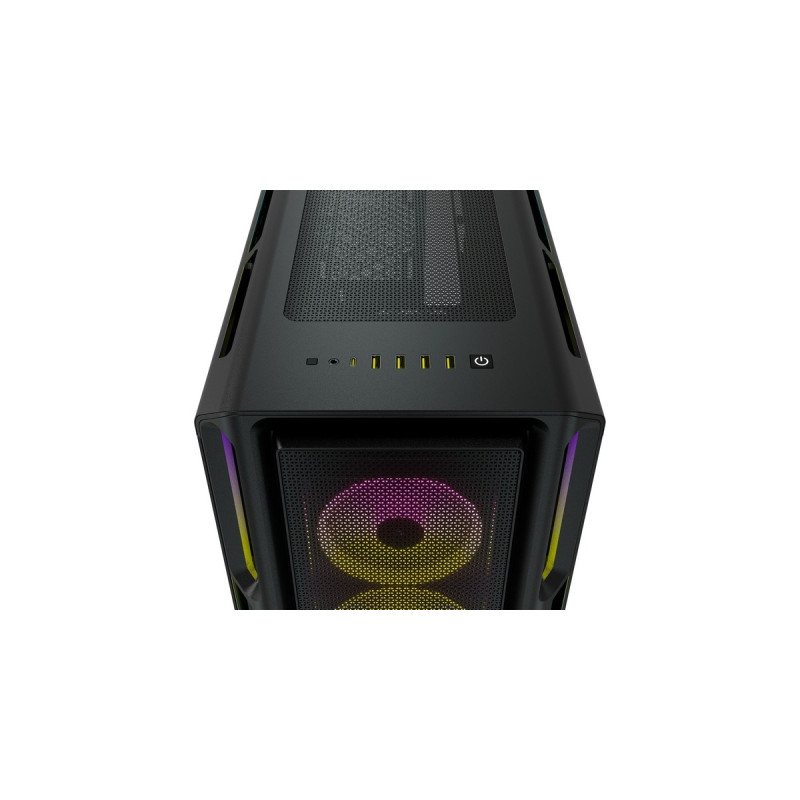 Corsair iCUE 5000T RGB, Tower-Gehäuse(schwarz, Tempered Glass)