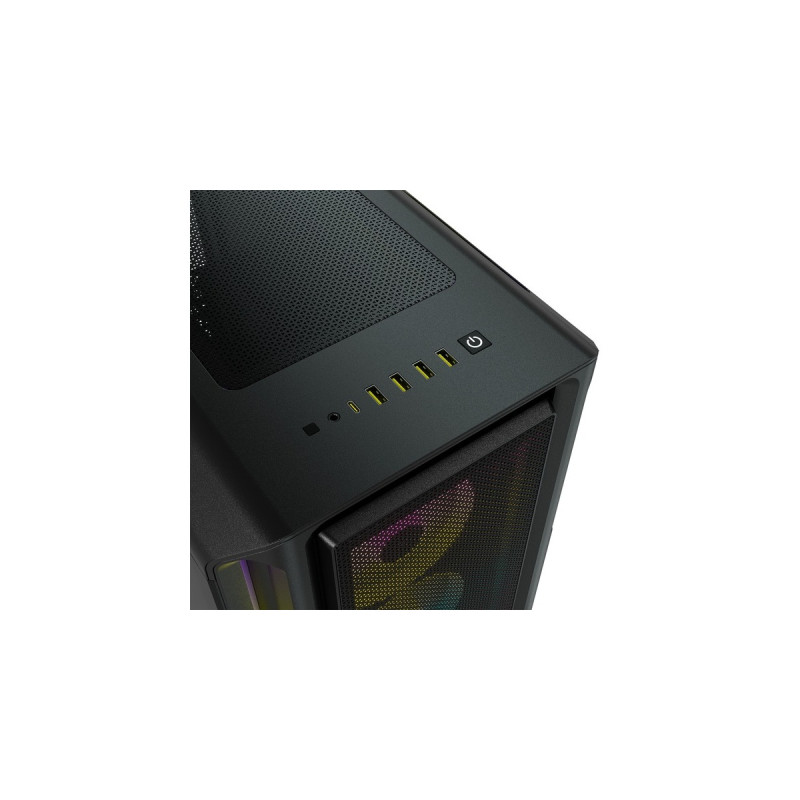 Corsair iCUE 5000T RGB, Tower-Gehäuse(schwarz, Tempered Glass)