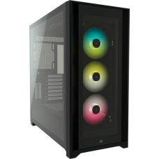 Corsair iCUE 5000X RGB TG, Tower-Gehäuse(schwarz, Tempered Glass)