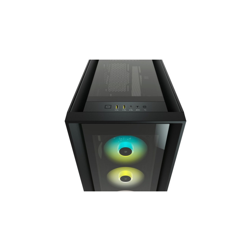 Corsair iCUE 5000X RGB TG, Tower-Gehäuse(schwarz, Tempered Glass)