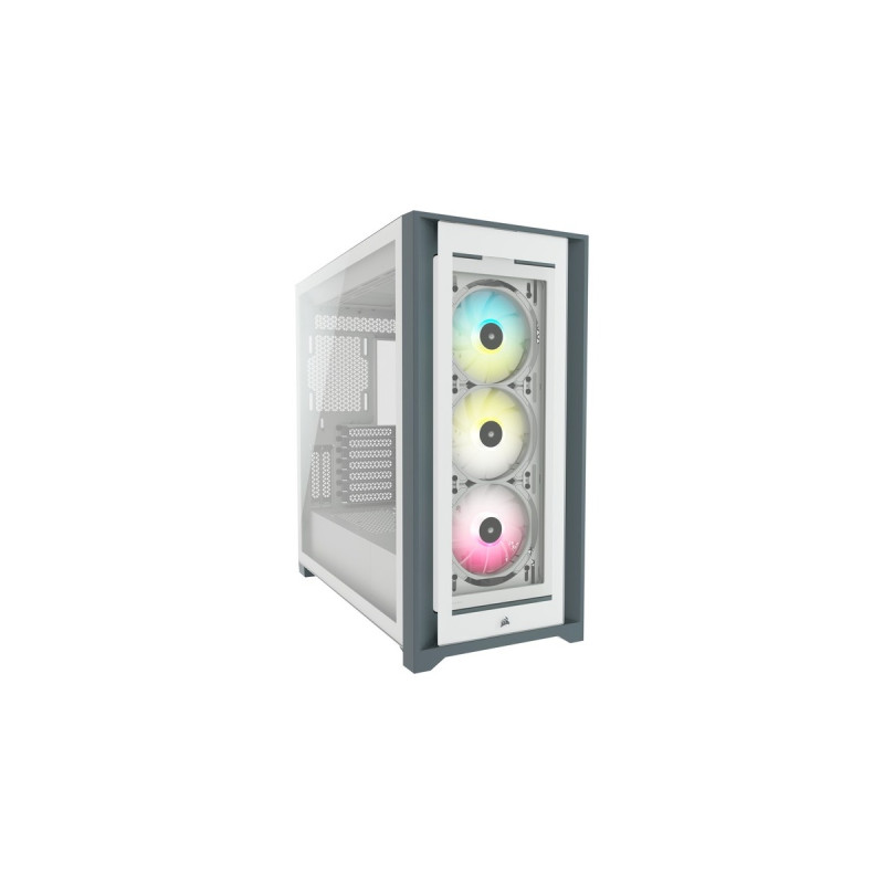 Corsair iCUE 5000X RGB TG, Tower-Gehäuse(weiß)