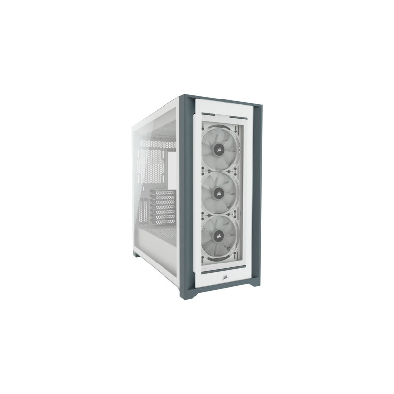 Corsair iCUE 5000X RGB TG, Tower-Gehäuse(weiß)